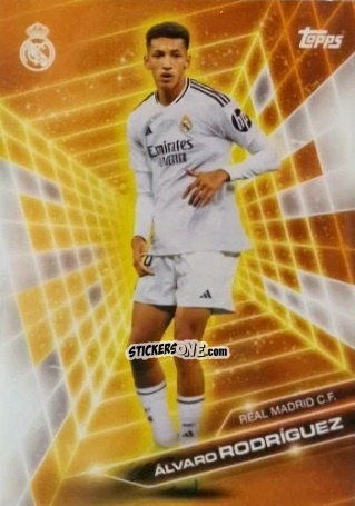 Sticker Álvaro Rodríguez -  Real Madrid 2024-2025 Fan Set
 n. GF-4 - Topps