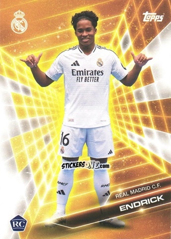 Sticker Endrick -  Real Madrid 2024-2025 Fan Set
 n. GF-5 - Topps
