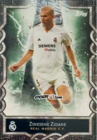 Sticker Zinedine Zidane -  Real Madrid 2024-2025 Fan Set
 n. MO-6 - Topps