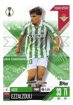 Figurina Abde Ezzalzouli - UEFA Champions League & Europa League 2024-2025. Match Attax Extra n. 21 - Topps