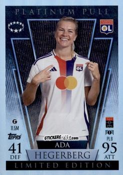 Sticker Ada Hegerberg - UEFA Champions League & Europa League 2024-2025. Match Attax Extra n. PL8 - Topps