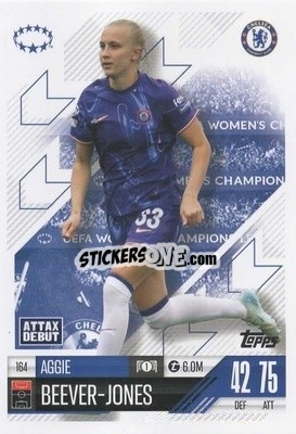 Sticker Aggie Beever-Jones - UEFA Champions League & Europa League 2024-2025. Match Attax Extra n. 164 - Topps