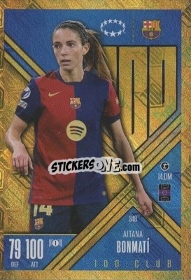 Sticker Aitana Bonmatí - UEFA Champions League & Europa League 2024-2025. Match Attax Extra n. 348 - Topps