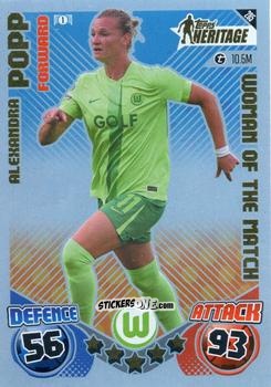 Cromo Alexandra Popp - UEFA Champions League & Europa League 2024-2025. Match Attax Extra n. 285 - Topps