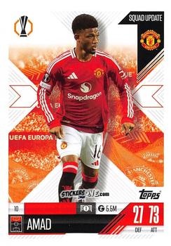 Figurina Amad - UEFA Champions League & Europa League 2024-2025. Match Attax Extra n. 10 - Topps