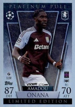 Figurina Amadou Onana - UEFA Champions League & Europa League 2024-2025. Match Attax Extra n. PL1 - Topps