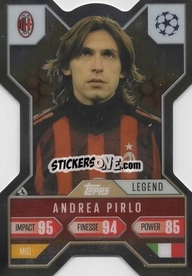 Sticker Andrea Pirlo - UEFA Champions League & Europa League 2024-2025. Match Attax Extra n. CX9 - Topps