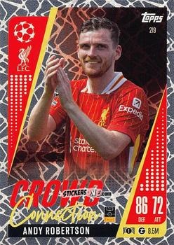 Cromo Andy Robertson - UEFA Champions League & Europa League 2024-2025. Match Attax Extra n. 219 - Topps