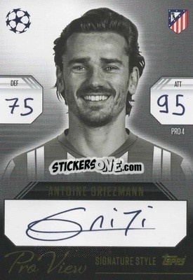 Sticker Antoine Griezmann - UEFA Champions League & Europa League 2024-2025. Match Attax Extra n. PRO4 - Topps
