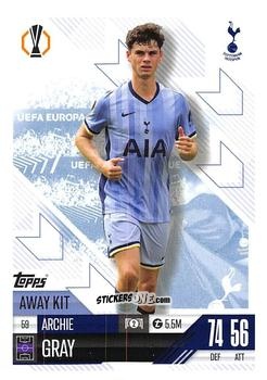 Sticker Archie Gray - UEFA Champions League & Europa League 2024-2025. Match Attax Extra n. 59 - Topps