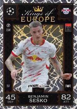 Cromo Benjamin Šeško - UEFA Champions League & Europa League 2024-2025. Match Attax Extra n. 257 - Topps