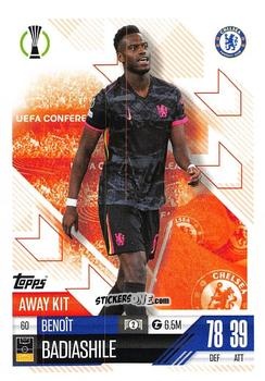 Sticker Benoît Badiashile - UEFA Champions League & Europa League 2024-2025. Match Attax Extra n. 60 - Topps