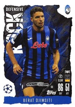 Figurina Berat Djimsiti - UEFA Champions League & Europa League 2024-2025. Match Attax Extra n. 98 - Topps