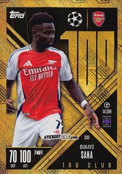 Sticker Bukayo Saka - UEFA Champions League & Europa League 2024-2025. Match Attax Extra n. 336 - Topps
