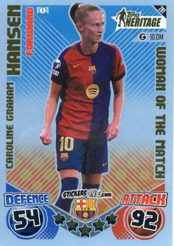 Sticker Caroline Graham Hansen - UEFA Champions League & Europa League 2024-2025. Match Attax Extra n. 281 - Topps