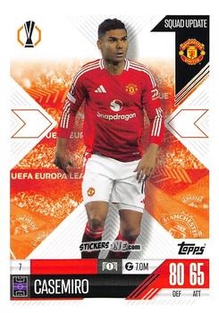 Cromo Casemiro - UEFA Champions League & Europa League 2024-2025. Match Attax Extra n. 7 - Topps