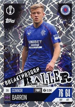 Sticker Connor Barron - UEFA Champions League & Europa League 2024-2025. Match Attax Extra n. 216 - Topps
