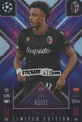 Sticker Dan Ndoye - UEFA Champions League & Europa League 2024-2025. Match Attax Extra n. LE13 - Topps