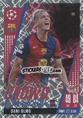 Sticker Dani Olmo - UEFA Champions League & Europa League 2024-2025. Match Attax Extra n. 225 - Topps
