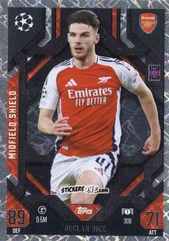 Sticker Declan Rice - UEFA Champions League & Europa League 2024-2025. Match Attax Extra n. 308 - Topps