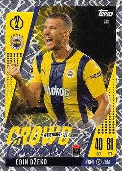 Sticker Edin Džeko - UEFA Champions League & Europa League 2024-2025. Match Attax Extra n. 243 - Topps