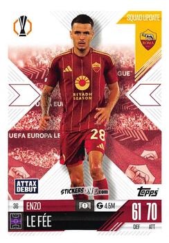 Figurina Enzo Le Fee - UEFA Champions League & Europa League 2024-2025. Match Attax Extra n. 36 - Topps
