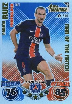 Cromo Fabian Ruiz - UEFA Champions League & Europa League 2024-2025. Match Attax Extra n. 278 - Topps