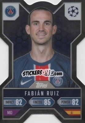 Sticker Fabián Ruiz - UEFA Champions League & Europa League 2024-2025. Match Attax Extra n. CX6 - Topps