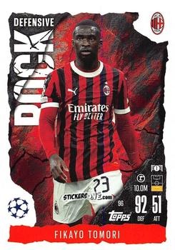 Sticker Fikayo Tomori - UEFA Champions League & Europa League 2024-2025. Match Attax Extra n. 96 - Topps