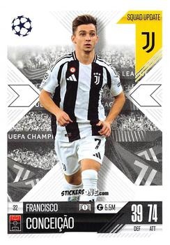 Sticker Francisco Conceição - UEFA Champions League & Europa League 2024-2025. Match Attax Extra n. 32 - Topps