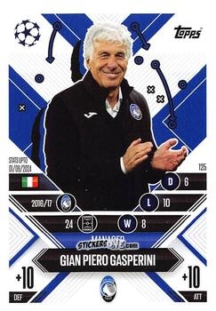 Cromo Gian Piero Gasperini - UEFA Champions League & Europa League 2024-2025. Match Attax Extra n. 125 - Topps