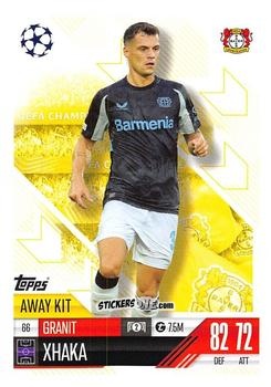 Cromo Granit Xhaka - UEFA Champions League & Europa League 2024-2025. Match Attax Extra n. 66 - Topps