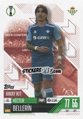 Sticker Héctor Bellerín - UEFA Champions League & Europa League 2024-2025. Match Attax Extra n. 65 - Topps