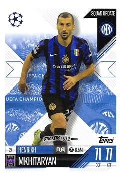 Figurina Henrikh Mkhitaryan - UEFA Champions League & Europa League 2024-2025. Match Attax Extra n. 27 - Topps