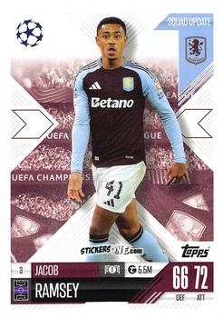 Sticker Jacob Ramsey - UEFA Champions League & Europa League 2024-2025. Match Attax Extra n. 3 - Topps