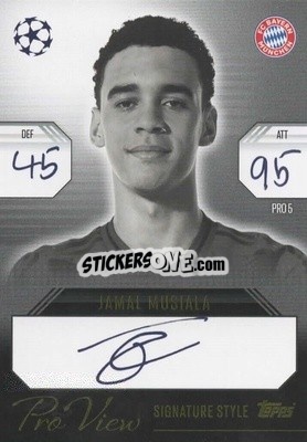 Sticker Jamal Musiala - UEFA Champions League & Europa League 2024-2025. Match Attax Extra n. PRO5 - Topps