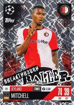 Cromo Jeyland Mitchell - UEFA Champions League & Europa League 2024-2025. Match Attax Extra n. 212 - Topps