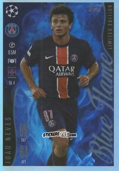 Sticker João Neves - UEFA Champions League & Europa League 2024-2025. Match Attax Extra n. BL4 - Topps