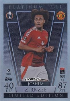 Figurina Joshua Zirkzee - UEFA Champions League & Europa League 2024-2025. Match Attax Extra n. PL2 - Topps