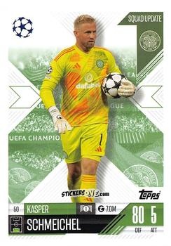 Cromo Kasper Schmeichel - UEFA Champions League & Europa League 2024-2025. Match Attax Extra n. 50 - Topps