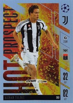 Figurina Kenan Yildiz - UEFA Champions League & Europa League 2024-2025. Match Attax Extra n. 353 - Topps
