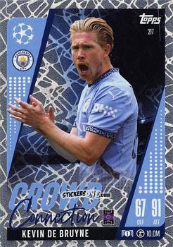 Figurina Kevin De Bruyne - UEFA Champions League & Europa League 2024-2025. Match Attax Extra n. 217 - Topps