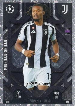 Sticker Khéphren Thuram - UEFA Champions League & Europa League 2024-2025. Match Attax Extra n. 318 - Topps