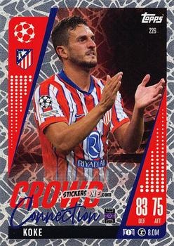 Figurina Koke - UEFA Champions League & Europa League 2024-2025. Match Attax Extra n. 226 - Topps