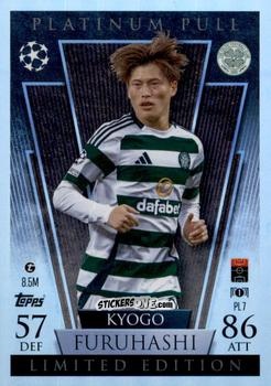 Cromo Kyogo Furuhashi - UEFA Champions League & Europa League 2024-2025. Match Attax Extra n. PL7 - Topps