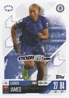 Sticker Lauren James - UEFA Champions League & Europa League 2024-2025. Match Attax Extra n. 162 - Topps