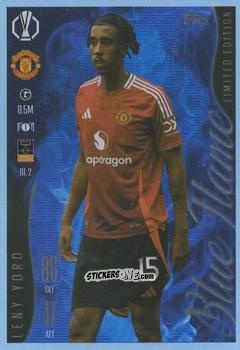 Cromo Leny Yoro - UEFA Champions League & Europa League 2024-2025. Match Attax Extra n. BL2 - Topps