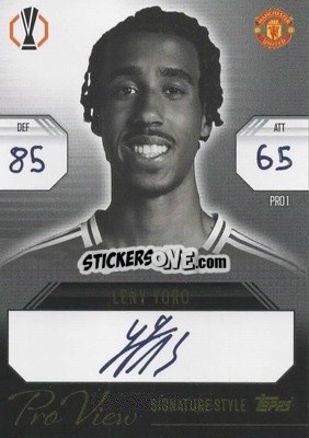 Sticker Leny Yoro - UEFA Champions League & Europa League 2024-2025. Match Attax Extra n. PRO1 - Topps