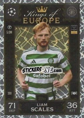 Sticker Lian ScaIes - UEFA Champions League & Europa League 2024-2025. Match Attax Extra n. 269 - Topps