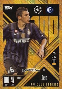 Sticker Lucio - UEFA Champions League & Europa League 2024-2025. Match Attax Extra n. 341 - Topps